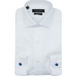 Πουκάμισο Guy Laroche easy iron μονόχρωμο λευκό slim fit GL2318401_SL_1 - Image 4