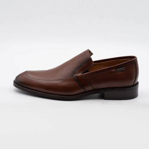 Loafers δερμάτινα Guy Laroche χρώματος κονιάκ
