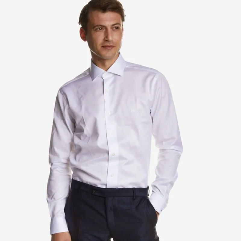 Πουκάμισο Guy Laroche easy iron μονόχρωμο λευκό slim fit GL2318401_SL_1
