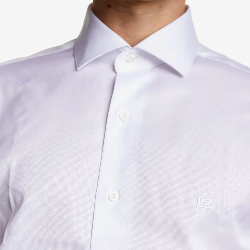 Πουκάμισο Guy Laroche easy iron μονόχρωμο λευκό slim fit GL2318401_SL_1 - Image 2