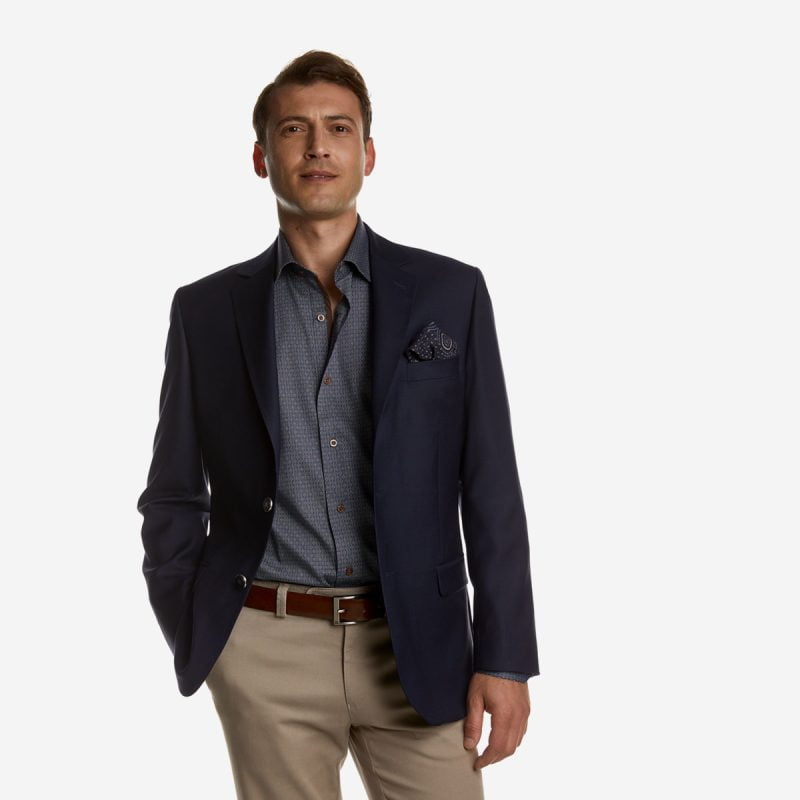 Σακάκι Blazer Guy Laroche μπλε regular fit 2213103_32030_4