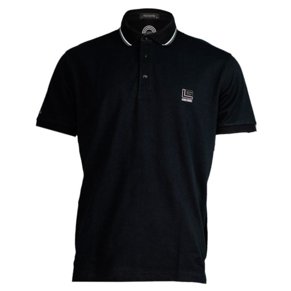 Μπλούζα πόλο Guy Laroche μαύρη regular fit GL2219095_17