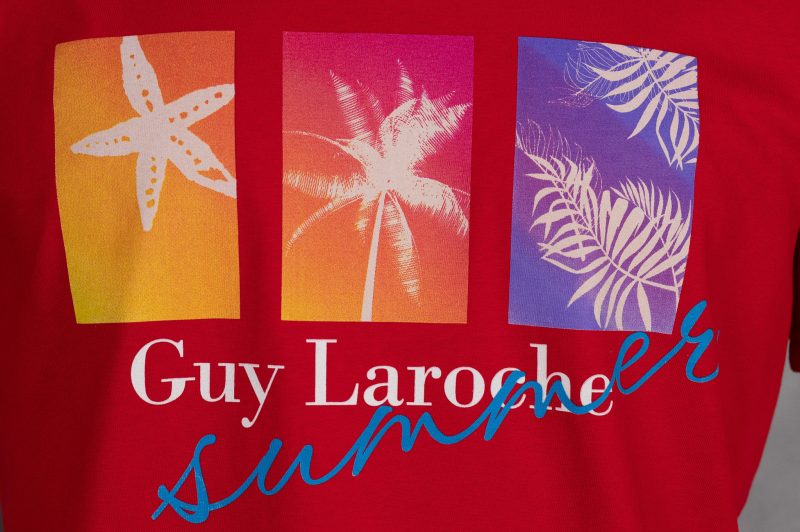 Μπλούζα μακό Guy Laroche κόκκινη με σχέδιο GL2219403_20 - Image 2