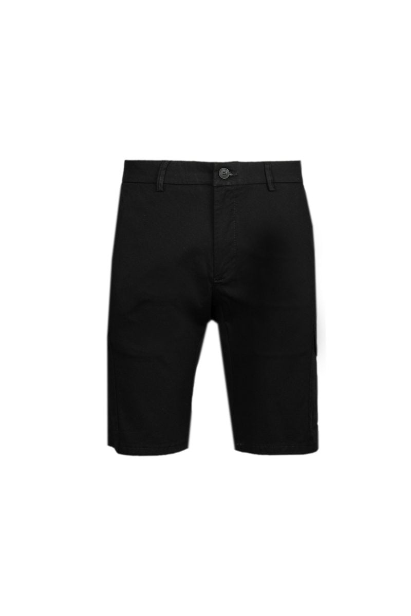 Βερμούδα cargo Guy Laroche μαύρη fit line GL2216168_59614_1