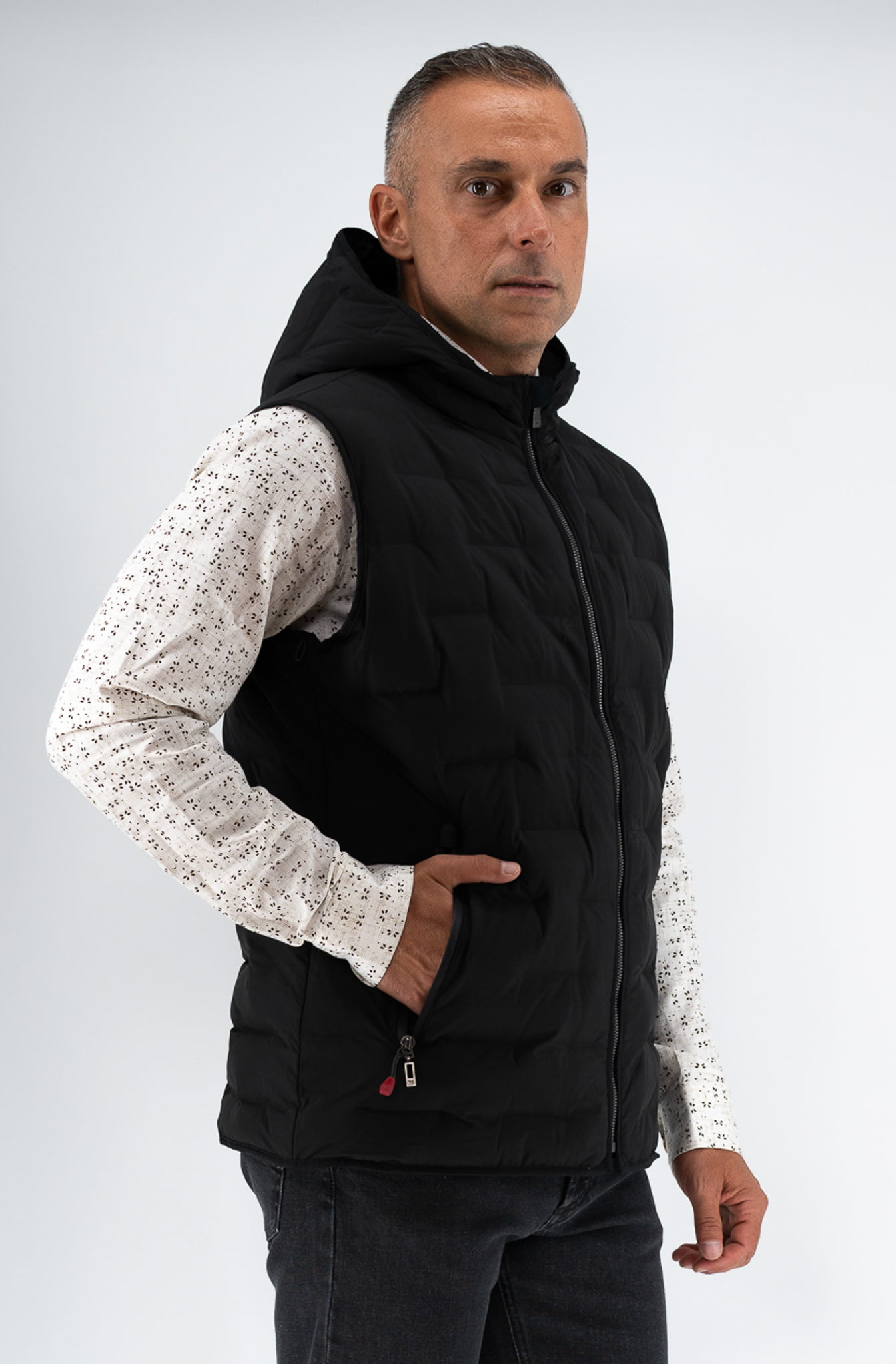 Αμάνικο με κουκούλα Guy Laroche μαύρο GL2024402G_001 - Image 7