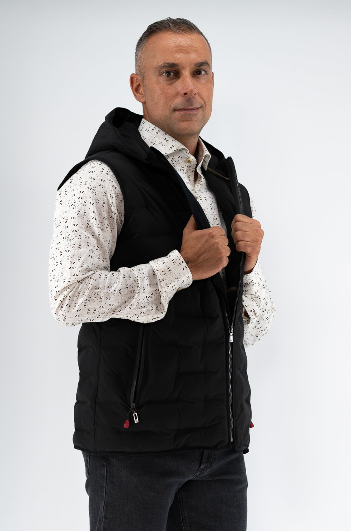 Αμάνικο με κουκούλα Guy Laroche μαύρο GL2024402G_001 - Image 8