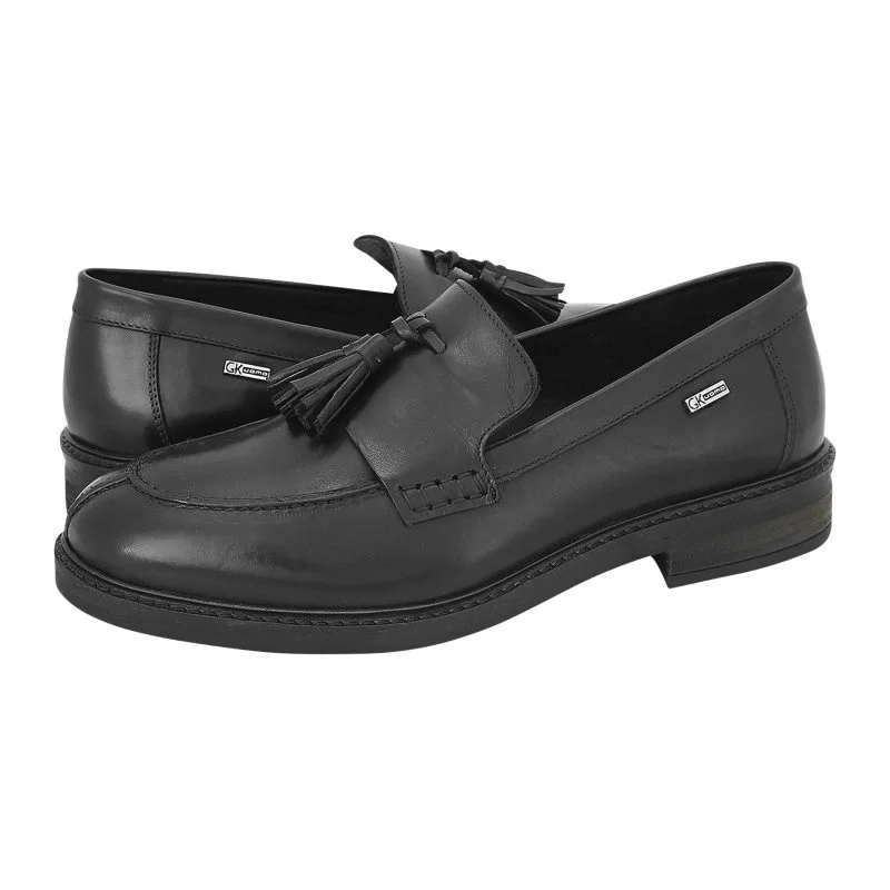 Loafers GK Uomo μαύρα δερμάτινα GK8860W23_BLACK - Image 2