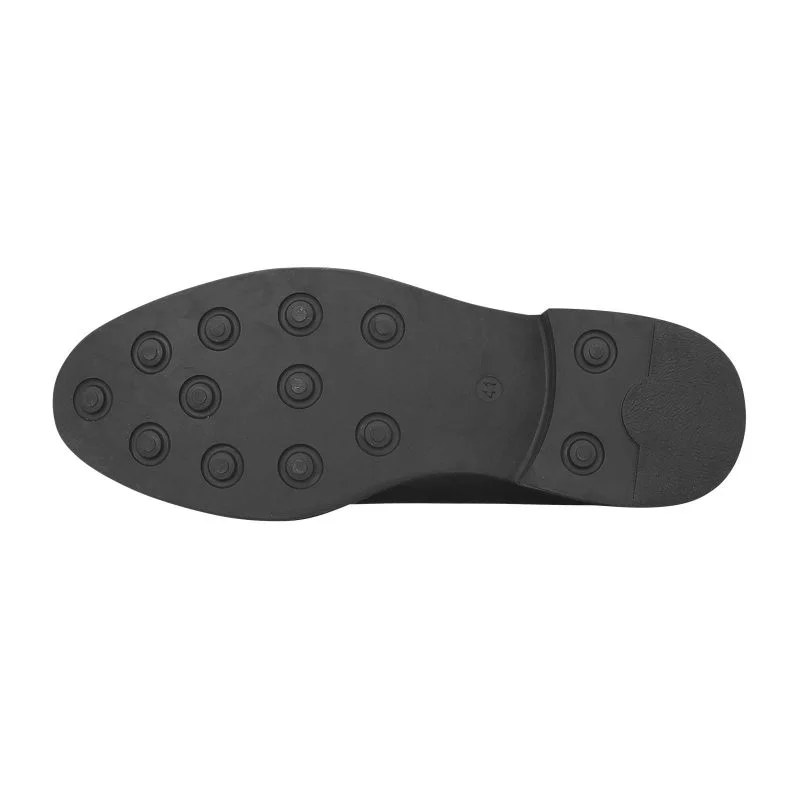 Loafers GK Uomo μαύρα δερμάτινα GK8860W23_BLACK - Image 5