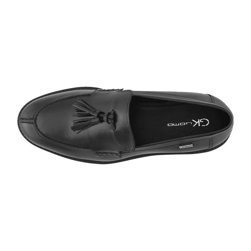 Loafers GK Uomo μαύρα δερμάτινα GK8860W23_BLACK - Image 6