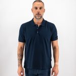 Μπλούζα πόλο Guy Laroche μπλε κοντομάνικη regular fit GLDS19001_2