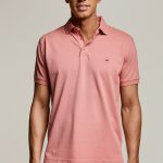 Μπλούζα πόλο Guy Laroche σάπιο μήλο Pima Cotton κοντομάνικη regular fit GL2319090_25 - Image 3