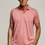 Μπλούζα πόλο Guy Laroche σάπιο μήλο Pima Cotton κοντομάνικη regular fit GL2319090_25 - Image 2