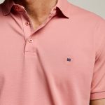 Μπλούζα πόλο Guy Laroche σάπιο μήλο Pima Cotton κοντομάνικη regular fit GL2319090_25 - Image 5