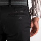 Παντελόνι chinos Guy Laroche μαύρο regular fit GLDS15168_71155_16 - Image 4