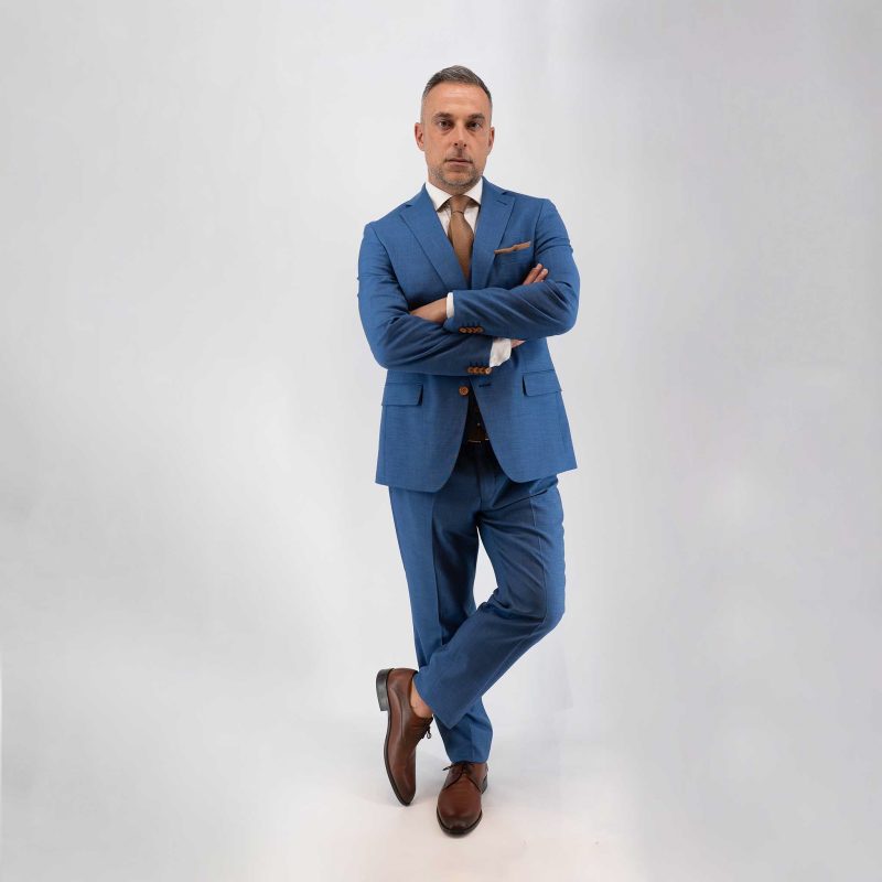 Κοστούμι Guy Laroche μπλε ρουά fit line GL2311174_10121_11 - Image 5