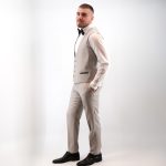 Γιλέκο σμόκιν κοστουμιού Guy Laroche γκρι-μπεζ fit line GLDS10149_810_140 - Image 3