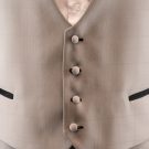 Γιλέκο σμόκιν κοστουμιού Guy Laroche γκρι-μπεζ fit line GLDS10149_810_140 - Image 4