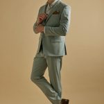 Κοστούμι Guy Laroche στο χρώμα της μέντας fit line GLDS11166_10121_3 - Image 18