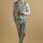 Κοστούμι Guy Laroche στο χρώμα της μέντας fit line GLDS11166_10121_3 - Image 15