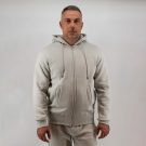 Ζακέτα φόρμας Guy Laroche γκρι ανοιχτό με κουκούλα regular fit GLDW29137Z_11 - Image 12