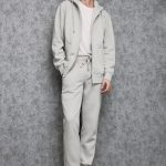 Ζακέτα φόρμας Guy Laroche γκρι ανοιχτό με κουκούλα regular fit GLDW29137Z_11 - Image 7