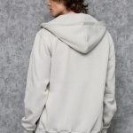 Ζακέτα φόρμας Guy Laroche γκρι ανοιχτό με κουκούλα regular fit GLDW29137Z_11 - Image 8