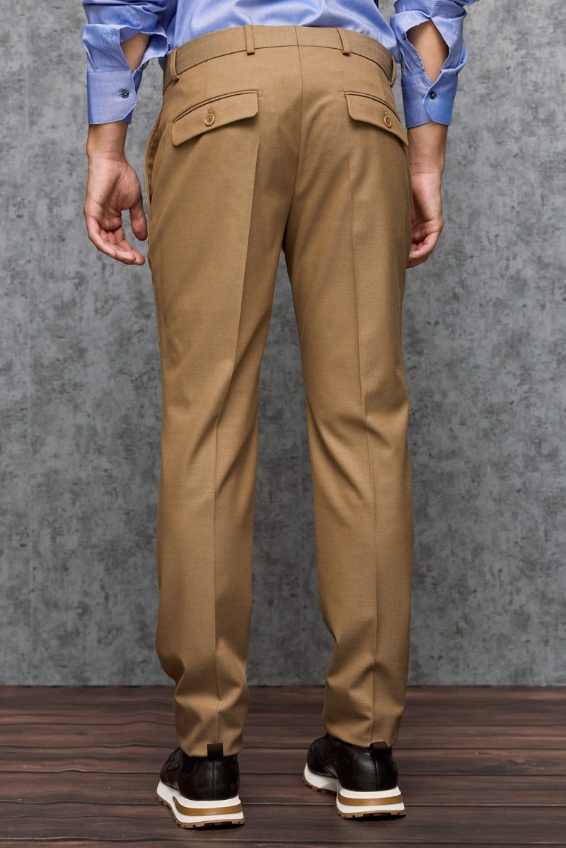 Παντελόνι Guy Laroche κάμελ modern fit GLDW22156_2081TR_5 - Image 3