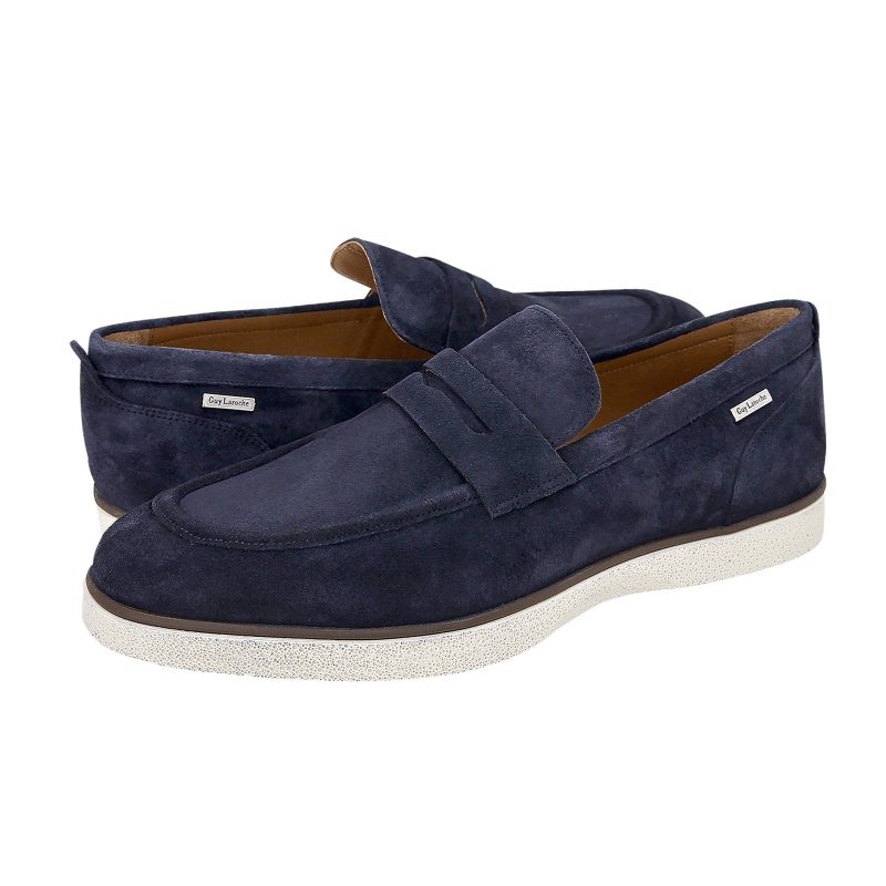 Loafer Guy Laroche καστόρινα μπλε GL20062KS25_1149 - Image 2