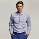 Πουκάμισο Guy Laroche με μπλε μικροσχέδιο fit line GLES18342B_SL_5