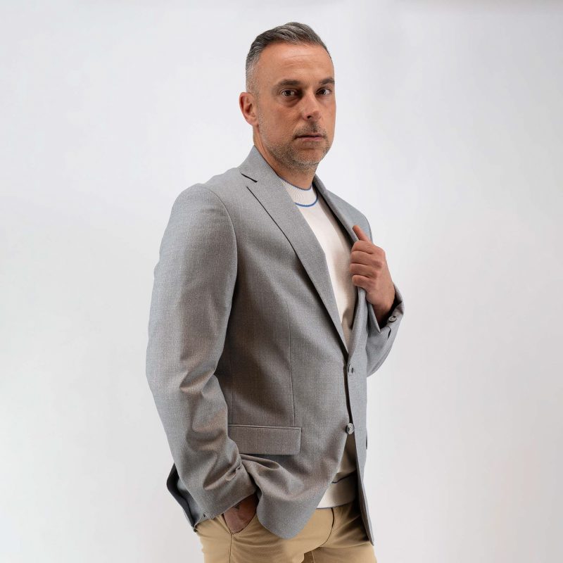 Σακάκι μισόφοδρο Guy Laroche γκρι fit line GLES13370_20854_1 - Image 2