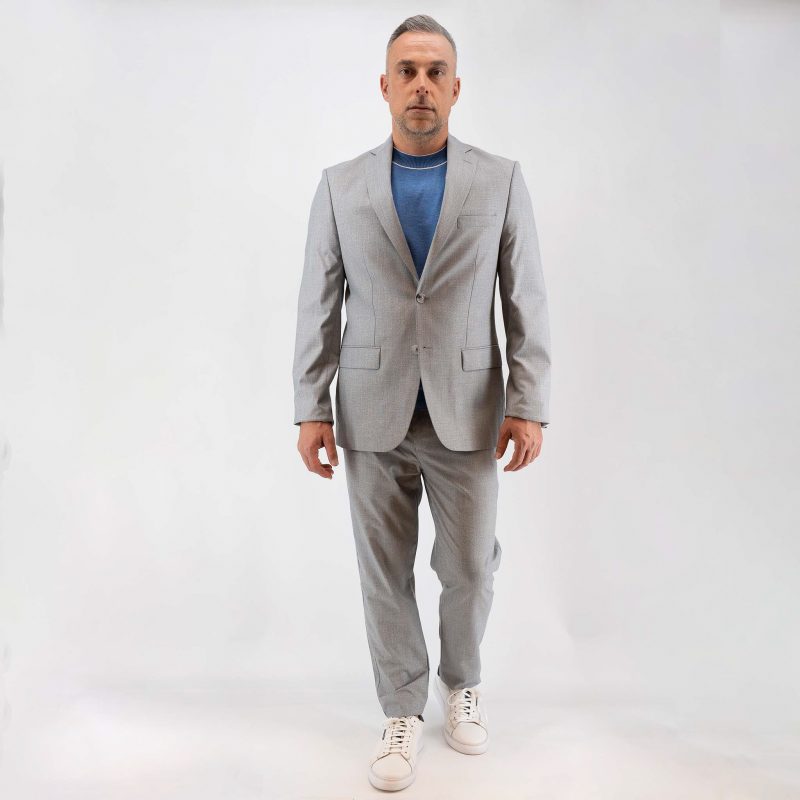 Σακάκι μισόφοδρο Guy Laroche γκρι fit line GLES13370_20854_1 - Image 6