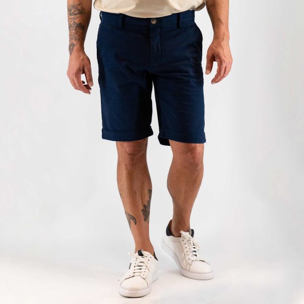 Βερμούδα τσίνος Guy Laroche μπλε fit line GLES16521_71152_23