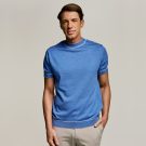 College πλεκτή λαιμόκοψη Guy Laroche ίντιγκο regular fit GLES17205_4