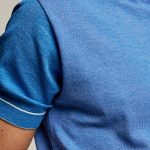 College πλεκτή λαιμόκοψη Guy Laroche ίντιγκο regular fit GLES17205_4 - Image 6
