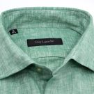 Πουκάμισο λινό Guy Laroche στο χρώμα της μέντας regular fit GLES18205_CL_3 - Image 2