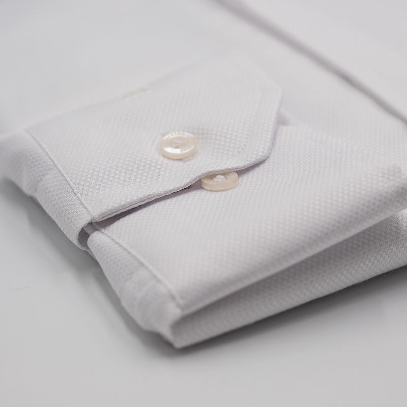 Πουκάμισο Guy Laroche λευκό με κρυφή πατιλέτα slim fit GLES18268_SL_1 - Image 7