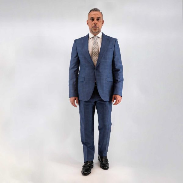 Κοστούμι Guy Laroche ρουά καρώ fit line GL2211316_10121_4
