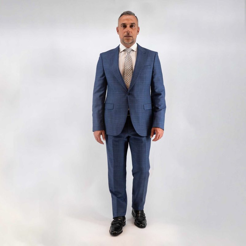 Κοστούμι Guy Laroche ρουά καρώ fit line GL2211316_10121_4