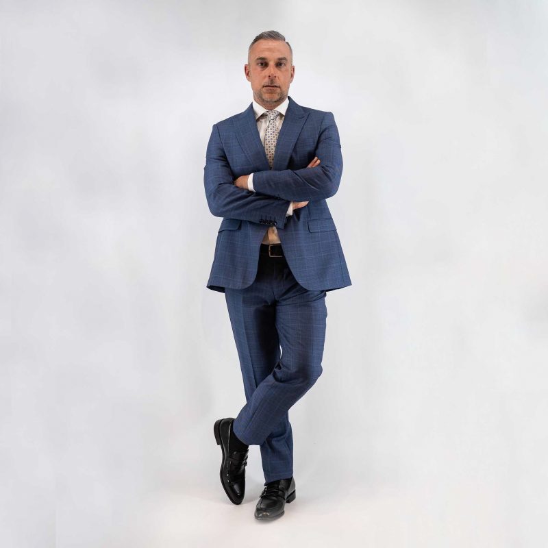 Κοστούμι Guy Laroche ρουά καρώ fit line GL2211316_10121_4 - Image 3