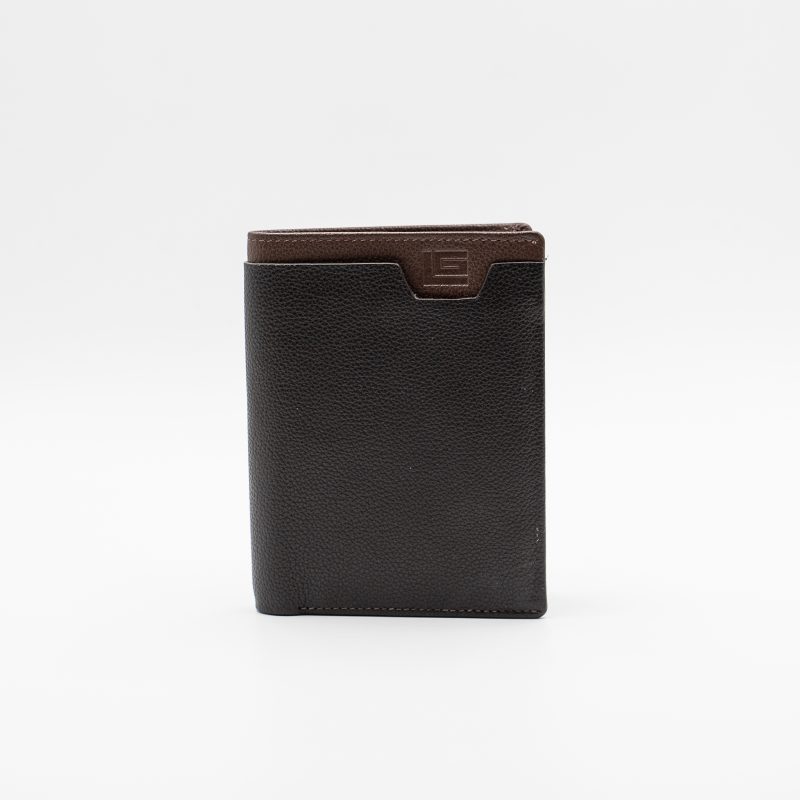 Πορτοφόλι δερμάτινο Guy Laroche καφέ κάθετο 10×13cm GL38404_3