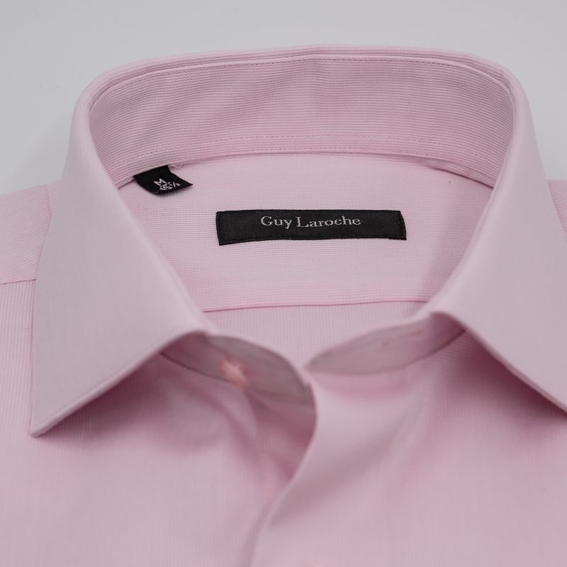 Πουκάμισο Guy Laroche easy iron μονόχρωμο ροζ regular fit GLDS18401_CL_2 - Image 3