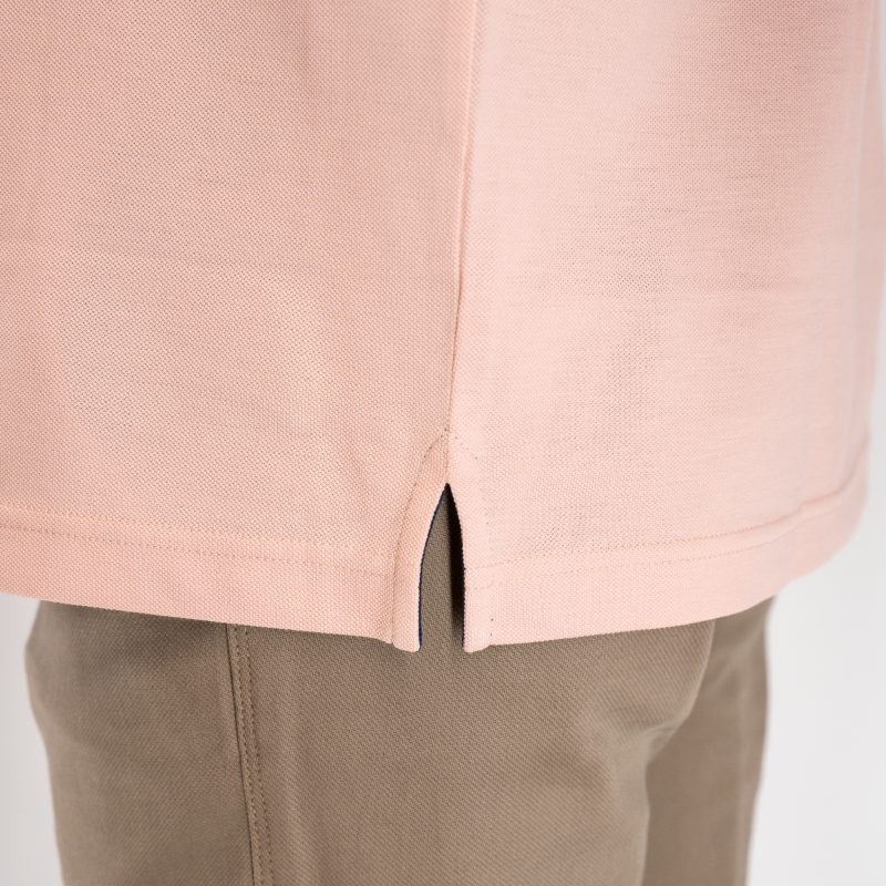 Μπλούζα πόλο Guy Laroche πούδρα Pima Cotton κοντομάνικη regular fit GLDS19090_12 - Image 5