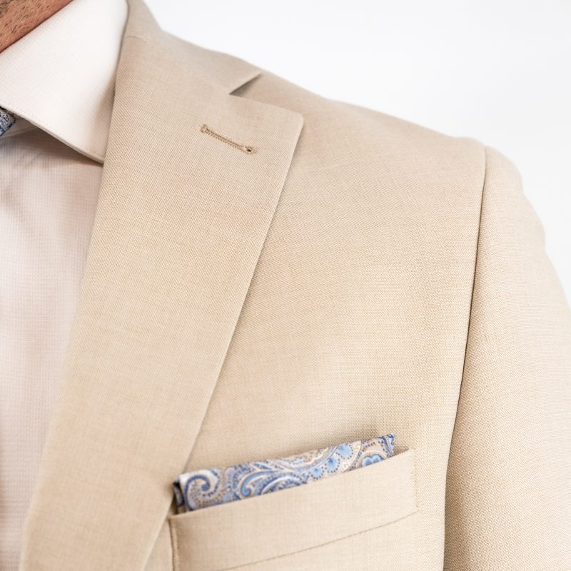 Κοστούμι Guy Laroche μπεζ fit line GLES11166_10121_1 - Image 5