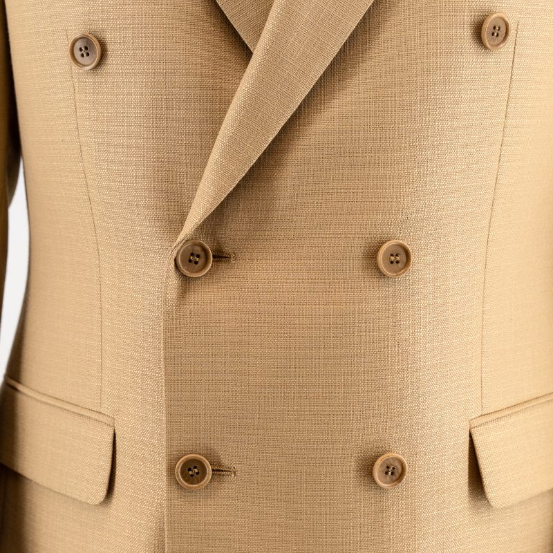 Σακάκι σταυρωτό Guy Laroche κάμελ fit line GLES13202_10957_5 - Image 3