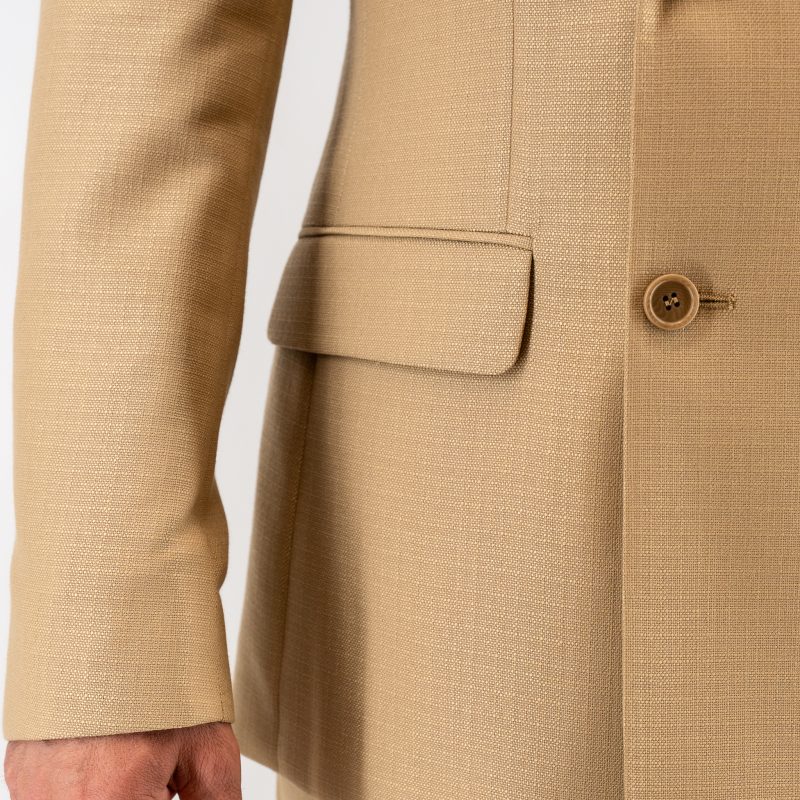 Σακάκι σταυρωτό Guy Laroche κάμελ fit line GLES13202_10957_5 - Image 6