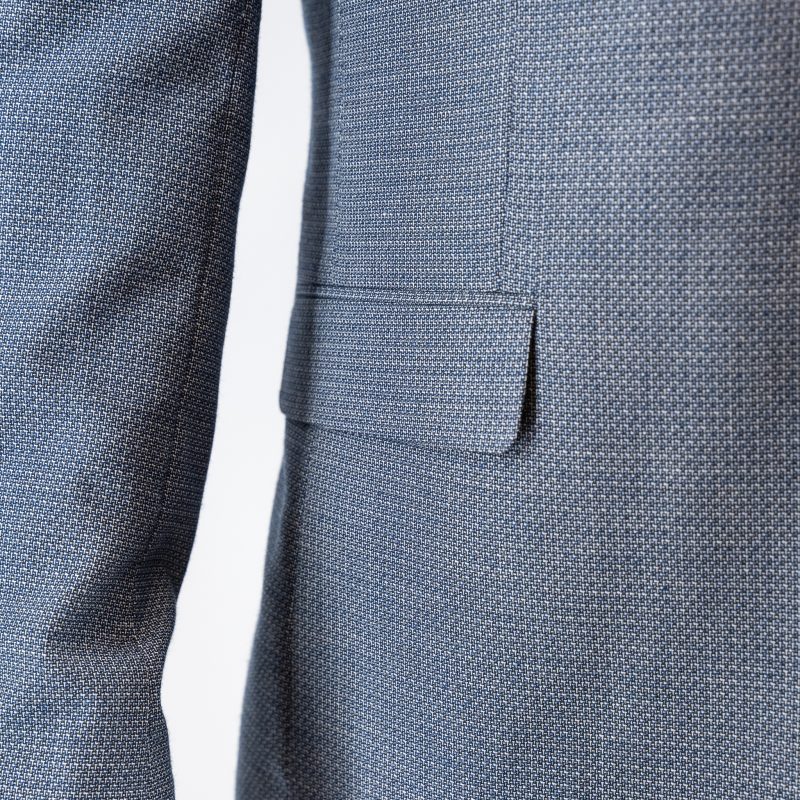 Σακάκι με μικροσχέδιο Guy Laroche μπλε fit line GLES13363_20121_2 - Image 4