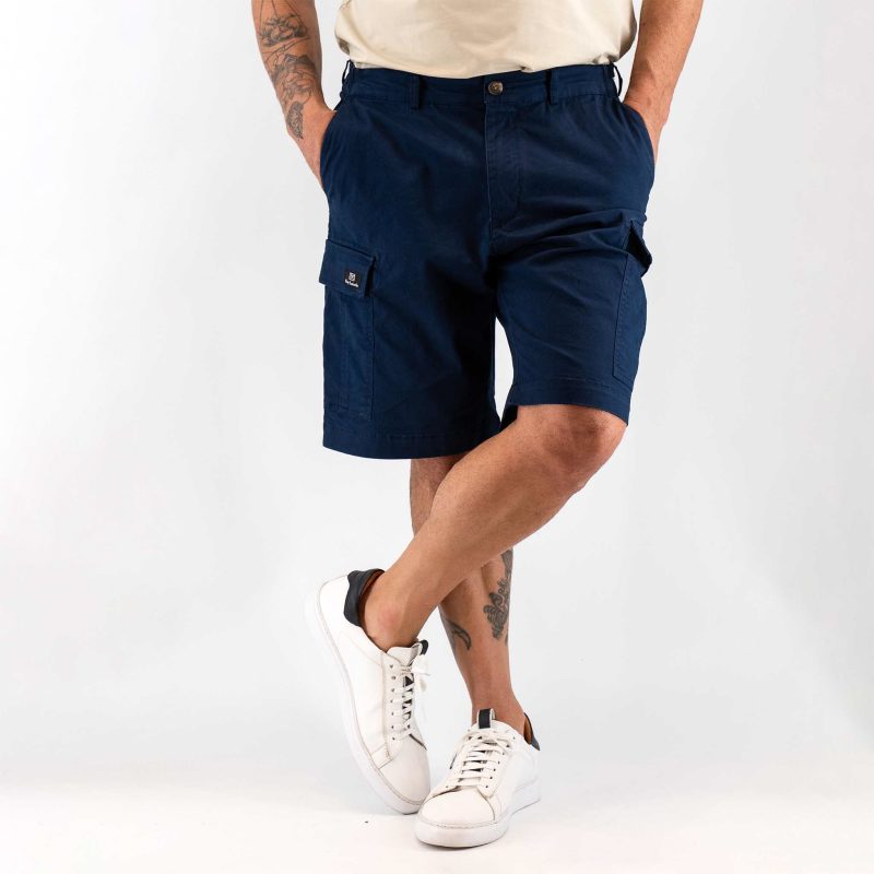 Βερμούδα Cargo Guy Laroche μπλε regular fit GLES16521_71154_23 - Image 2