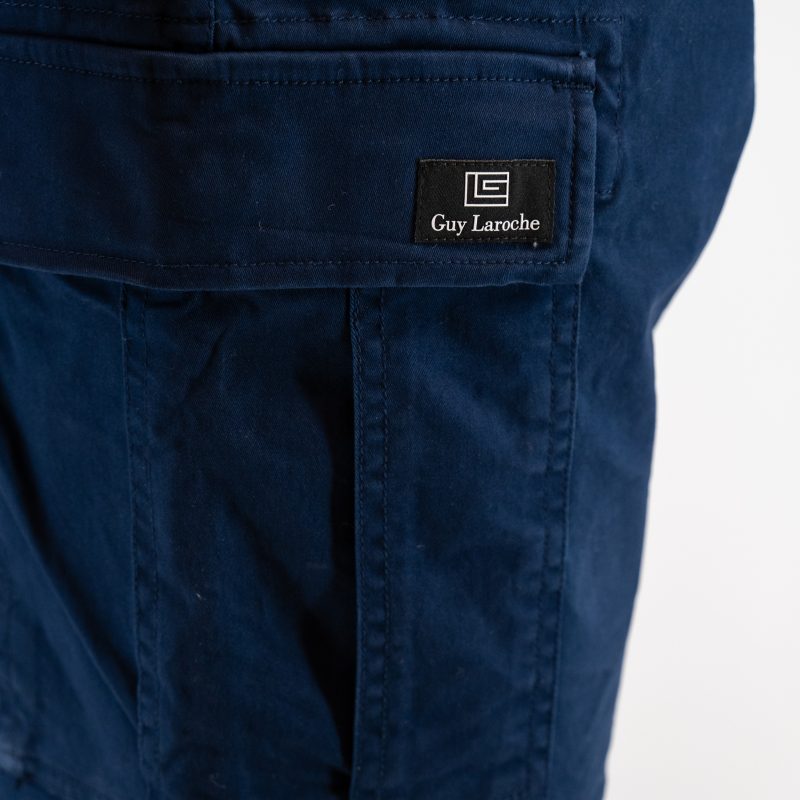 Βερμούδα Cargo Guy Laroche μπλε regular fit GLES16521_71154_23 - Image 5