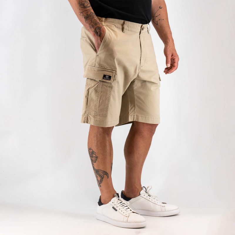 Βερμούδα Cargo Guy Laroche μπεζ regular fit  GLES16521_71154_55 - Image 2