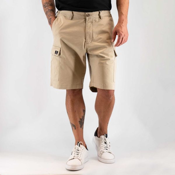Βερμούδα Cargo Guy Laroche μπεζ regular fit  GLES16521_71154_55